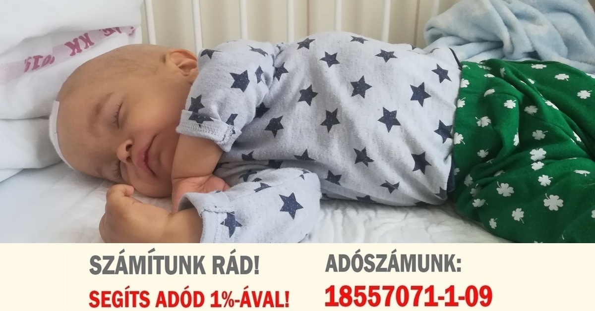 Adó 1% felajánlása a beteg gyermekeknek