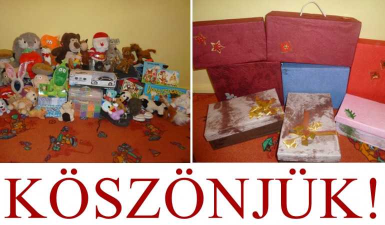 Érkeznek a „cipősdoboznyi szeretet” ajándékai és a csokoládék 2016