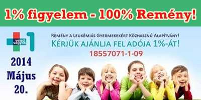 1% figyelem - 100% Remény