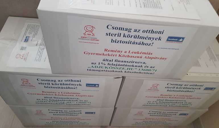Ismét célba értek a steril csomagok