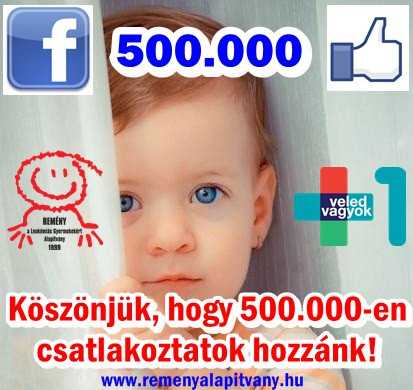 500 ezren veletek vagyunk!