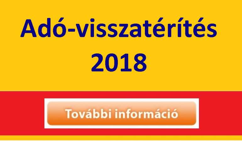 Adó-visszatérítés 2018 