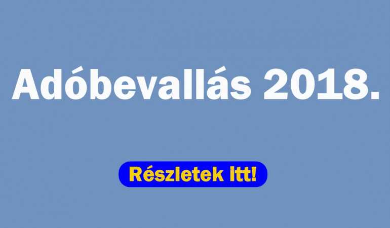 Adóbevallás 2018.