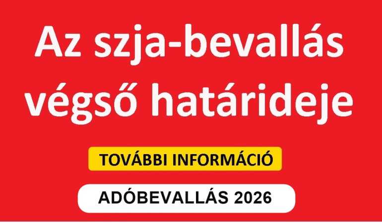 Az szja-bevallás végső határideje