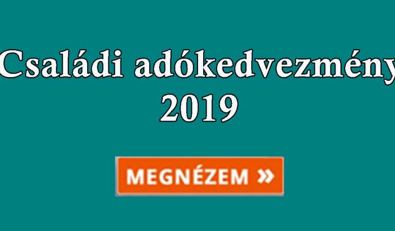 Csaladi Adokedvezmeny 2019 Remeny Alapitvany