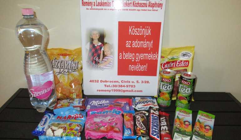 Meglepetéscsomag a kezelés alatt álló kis betegeknek