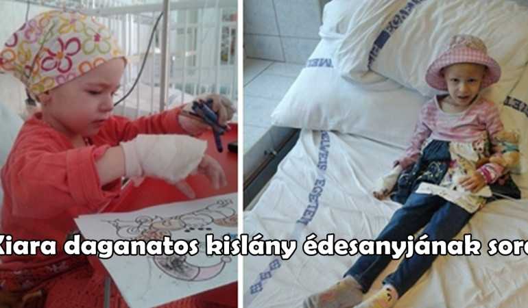 Daganatos kislány édesanyjának sorai