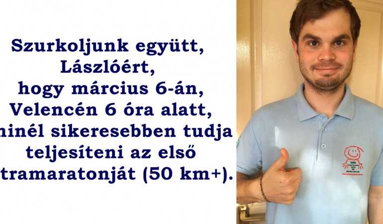 Duzs László fut a beteg gyermekekért