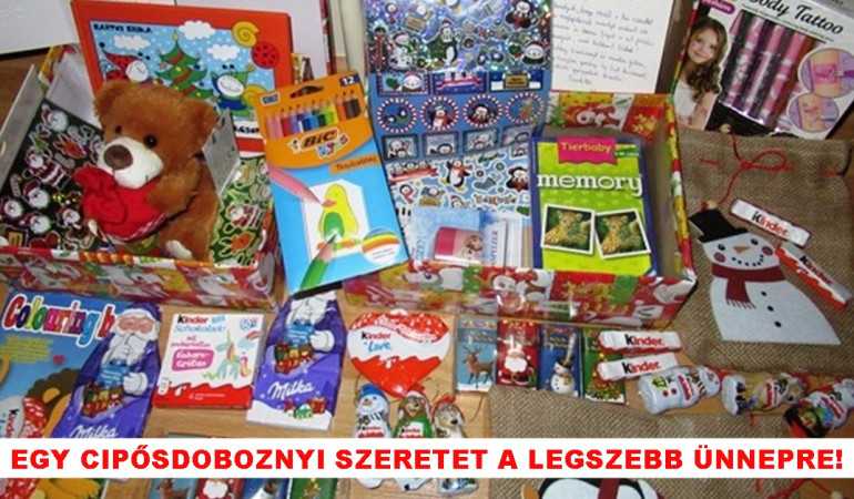 Idén is Cipősdoboz-akció | Segítsünk és gyűjtsünk együtt Karácsonyra!