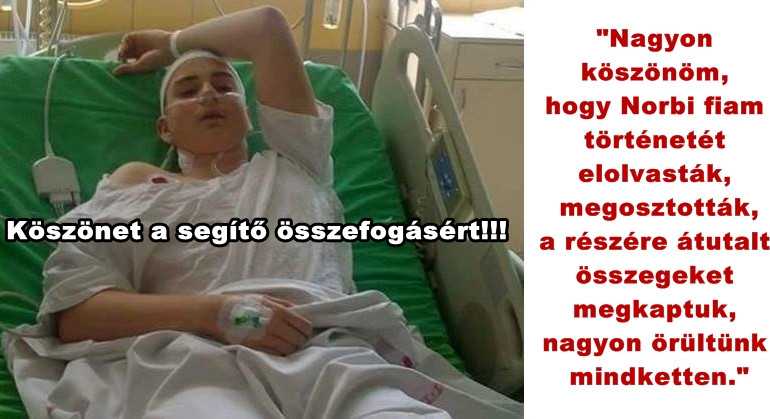 Köszönet a segítő összefogásért