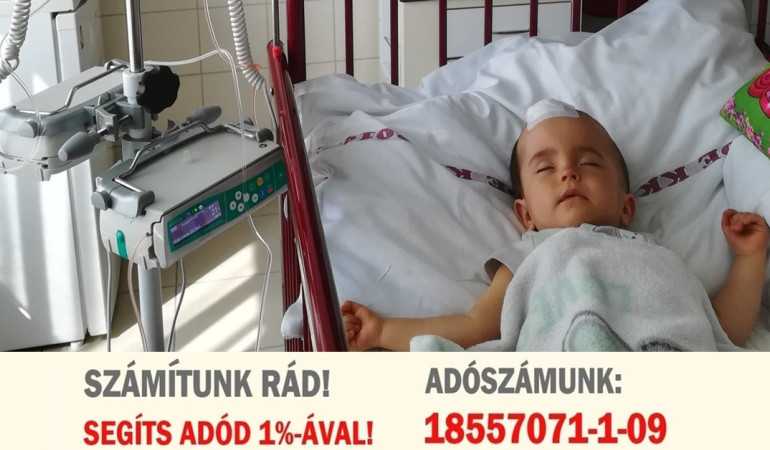 Adó 1% rákos beteg gyermekek gyógyulására - Adószám: 18557071-1-09