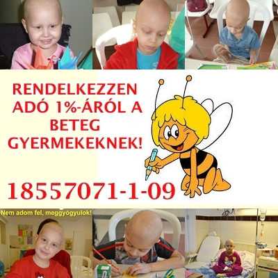 Leukémiás gyermekekért-Adó 1% felajánlás
