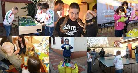 Megajándékoztuk a rákos gyermekeket 