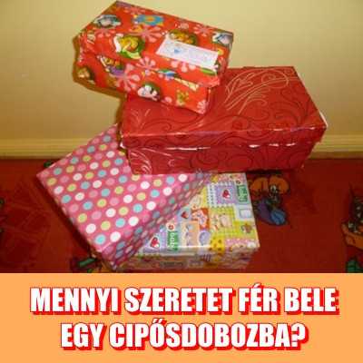Megérkezett az első cipősdoboznyi szeretet 