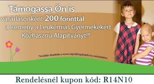 20+30% a Napraforgó Könyvkiadó jótékonysága!