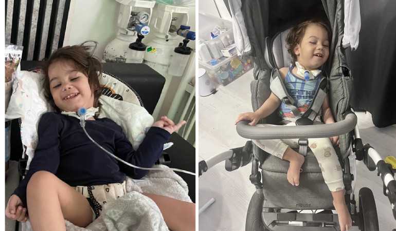 Nátániel részére sikerült megvásárolni a speciális babakocsit!