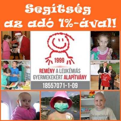 Segítség az adója 1%-ával: