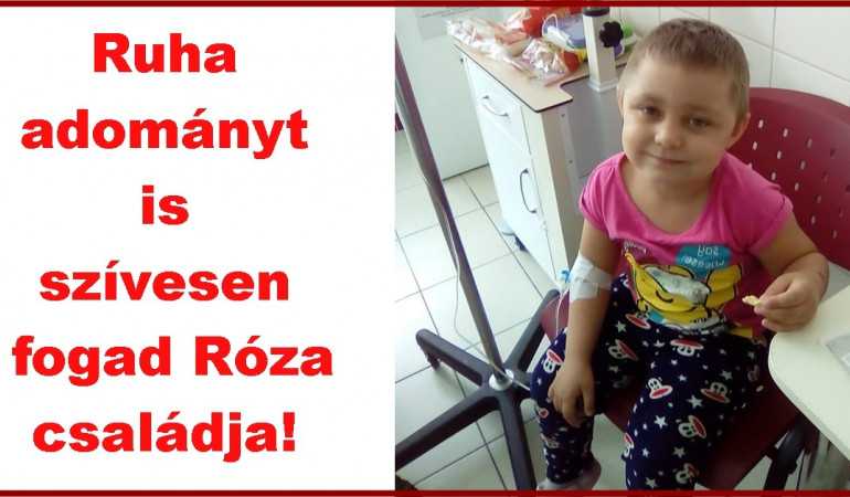 Róza daganatos, a 6 tagú családnak ruhára lenne szüksége!