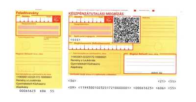 Támogathatja egyszerűen csekken, készpénz befizetéssel is a beteg gyermekeket!