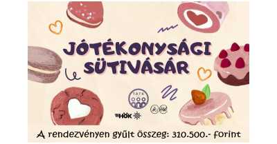 Jótékonyság süti vásárral segítették a beteg gyermekek az ELTE hallgatói!