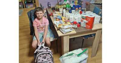 Élelmiszercsomaggal segítettünk Mariannak és családjának