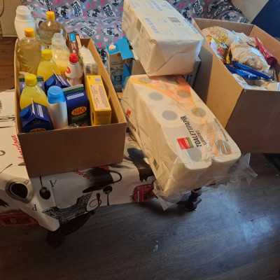 Élelmiszer vásárlással segítettünk, István és családjának - alapítvány, adó 1%, támogatás