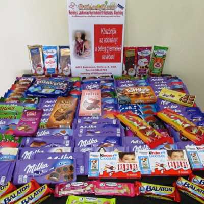 Érkeznek a „cipősdoboznyi szeretet” ajándékai és a csokoládék - alapítvány, adó 1%, támogatás