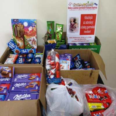 Érkeznek a „cipősdoboznyi szeretet” ajándékai és a csokoládék - alapítvány, adó 1%, támogatás