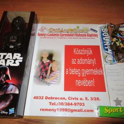 Érkeznek a „cipősdoboznyi szeretet” ajándékai és a csokoládék 2017 - alapítvány, adó 1%, támogatás