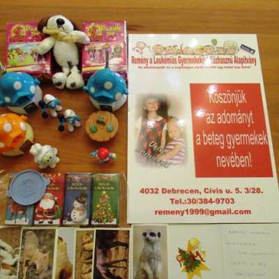Érkeznek a „cipősdoboznyi szeretet” ajándékai és a csokoládék 2017 - alapítvány, adó 1%, támogatás