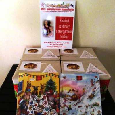 Érkeznek a „cipősdoboznyi szeretet” ajándékai és a csokoládék 2019 december - alapítvány, adó 1%, támogatás