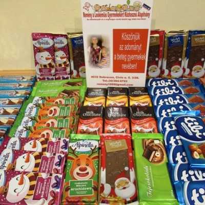 Érkeznek a „cipősdoboznyi szeretet” ajándékai és a csokoládék - alapítvány, adó 1%, támogatás