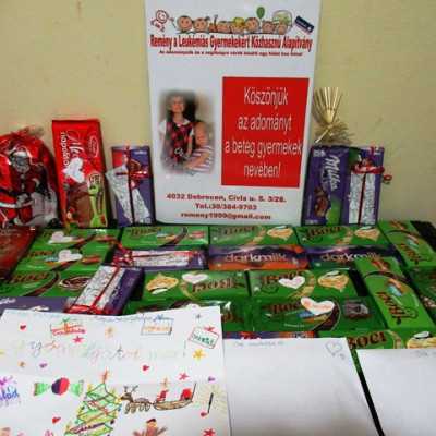 Érkeznek a „cipősdoboznyi szeretet” ajándékai és a csokoládék 2019 december - alapítvány, adó 1%, támogatás