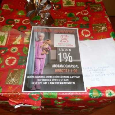 Cipõsdoboznyi szeretetek érkeznek Karácsonyra! - adó, 1%, alapítvány, támogatás