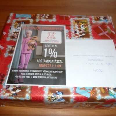 Cipõsdoboznyi szeretetek érkeznek Karácsonyra! - adó, 1%, alapítvány, támogatás