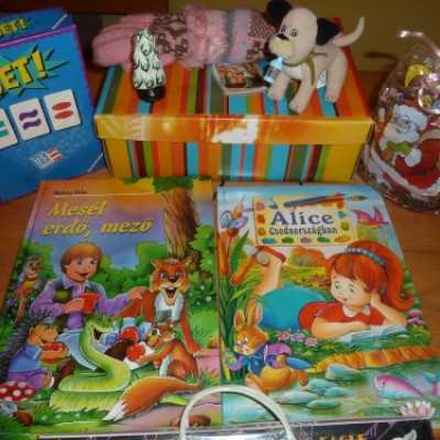 Cipõsdoboznyi szeretetek érkeznek Karácsonyra! - adó, 1%, alapítvány, támogatás