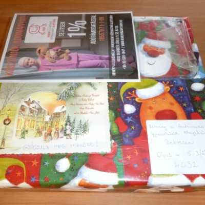 Cipõsdoboznyi szeretetek érkeznek Karácsonyra! - adó, 1%, alapítvány, támogatás