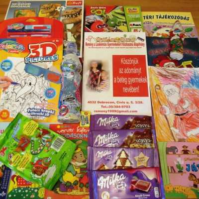 Érkeznek a „cipősdoboznyi szeretet” ajándékai és a csokoládék 2017 - alapítvány, adó 1%, támogatás