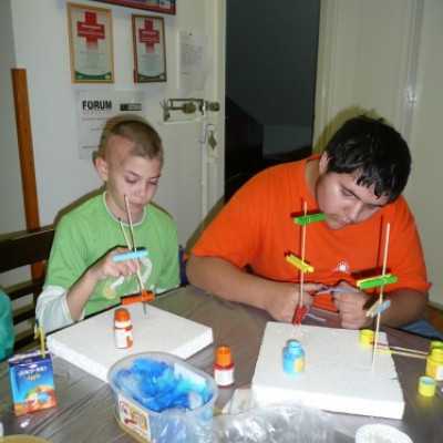 DE OEC Gyermekklinikán 2010. november 09-én tartott kézművesfoglalkozás - adó, 1%, alapítvány, támogatás