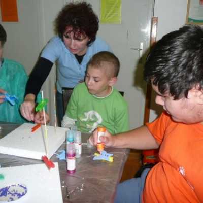 DE OEC Gyermekklinikán 2010. november 09-én tartott kézművesfoglalkozás - adó, 1%, alapítvány, támogatás