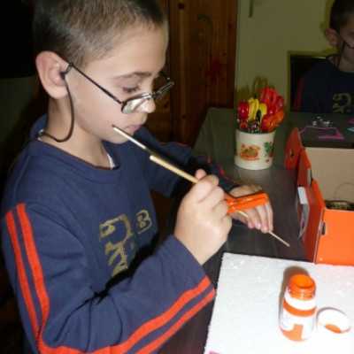 DE OEC Gyermekklinikán 2010. november 09-én tartott kézművesfoglalkozás - adó, 1%, alapítvány, támogatás