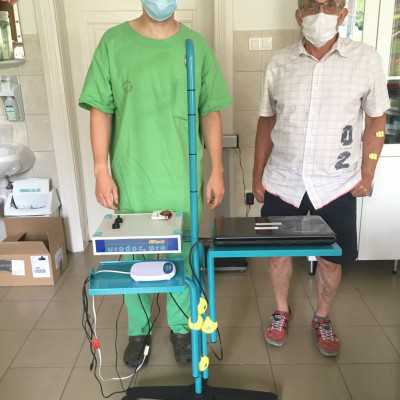 Urodinámiás készülékkel támogattuk a debreceni Gyermekgyógyászati Klinikát - alapítvány, adó 1%, támogatás