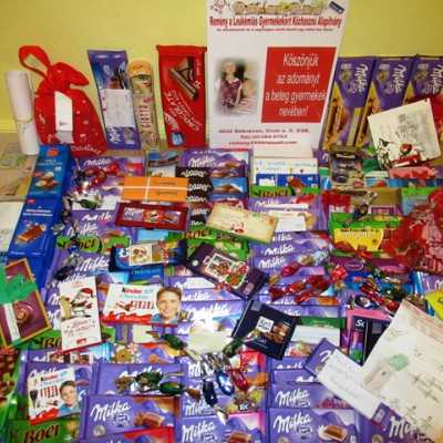 Érkeznek a „cipősdoboznyi szeretet” ajándékai és a csokoládék 2017 - alapítvány, adó 1%, támogatás
