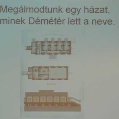 Démétér-ház átadás (2 millió forinttal támogatta az Alapítvány) - adó, 1%, alapítvány, támogatás