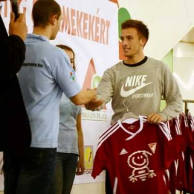 DVSC-TEVA mezek jótékonysági sorsolása és átadása! - adó, 1%, alapítvány, támogatás