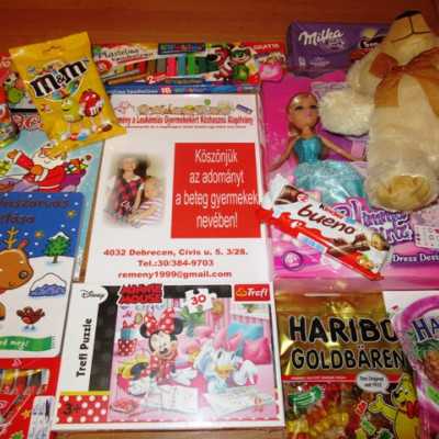 Érkeznek a „cipősdoboznyi szeretet” ajándékai és a csokoládék 2017 - alapítvány, adó 1%, támogatás