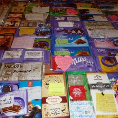 2014: Egy tábla csokival a beteg gyermekekért! - alapítvány, adó 1%, támogatás