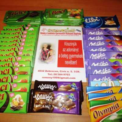 Érkeznek a „cipősdoboznyi szeretet” ajándékai és a csokoládék 2017 - alapítvány, adó 1%, támogatás