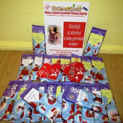 Érkeznek a „cipősdoboznyi szeretet” ajándékai és a csokoládék 2017 - alapítvány, adó 1%, támogatás