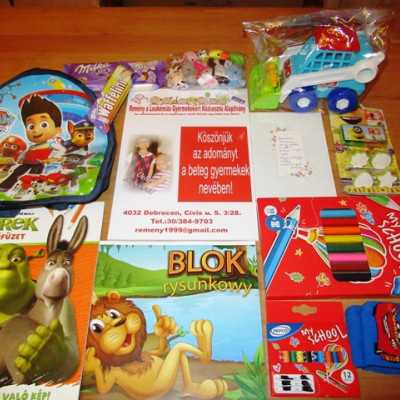 Érkeznek a „cipősdoboznyi szeretet” ajándékai és a csokoládék 2017 - alapítvány, adó 1%, támogatás